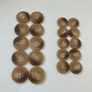 Multiple Buttons Classic Brown Soft Purple Lilac Sew Art Fun Craft Projects